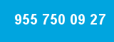 955 750 09 27 955 750 09 27